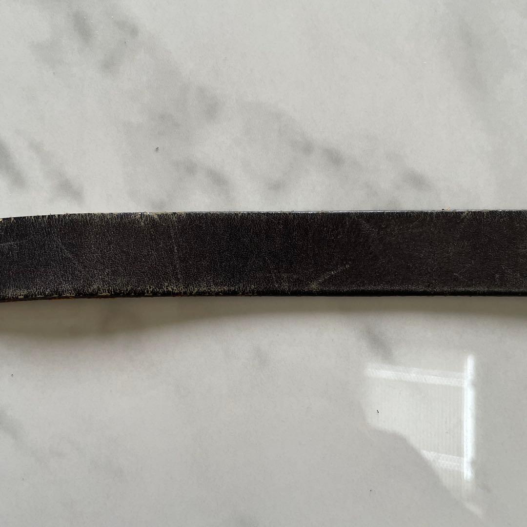 ミッキーマウスの手 レザーベルト+金属バックル【ヴィンテージ?】 ミッキーマウスの手 レザーベルト+金属バックル【ヴィンテージ?】