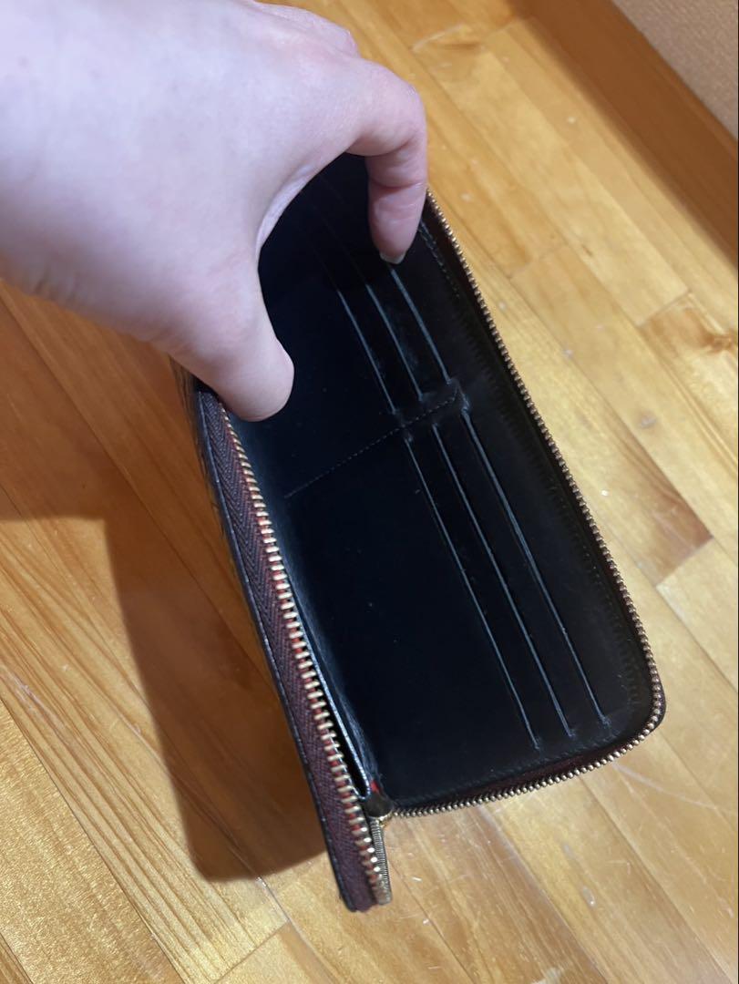 【美品】LOEWE ロエベ 長財布 L字 ファスナー ブラック