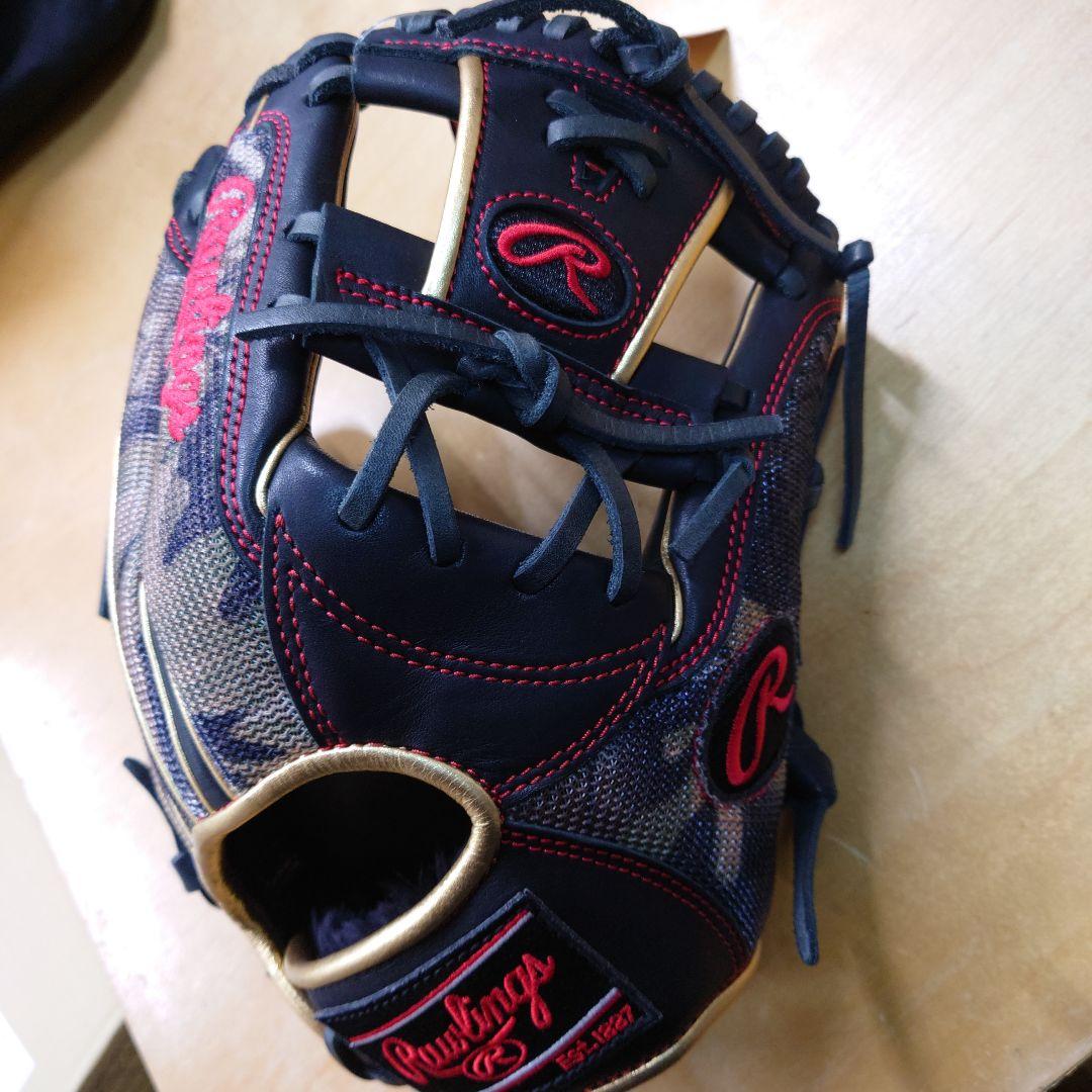 Rawlings 軟式グローブ 黒/迷彩