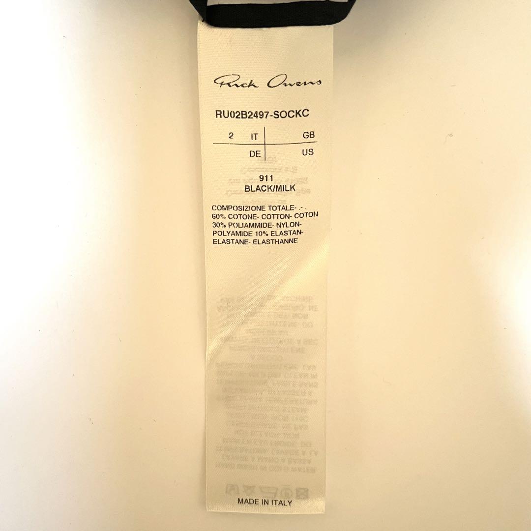 新品未使用 RICK OWENS 22AW STROBE SOCKS