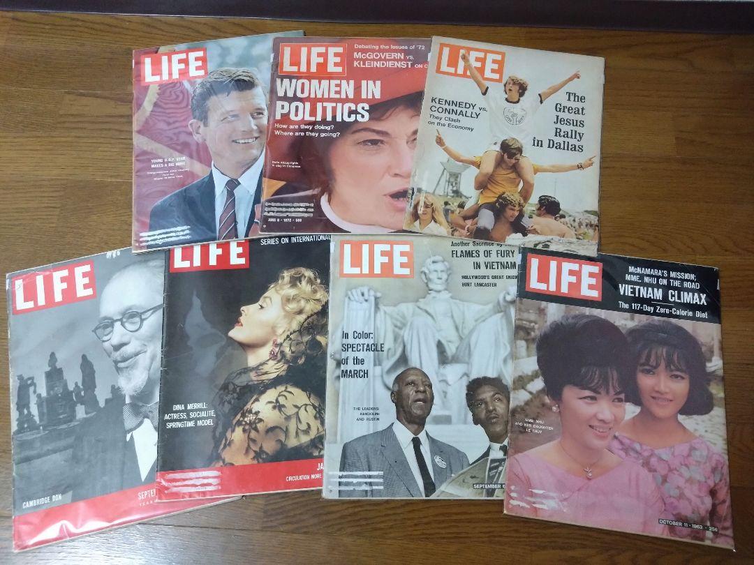 雑誌　LIFE　ライフ　7冊　まとめ売り　ヴィンテージ　昭和レトロ　ヘリテージ