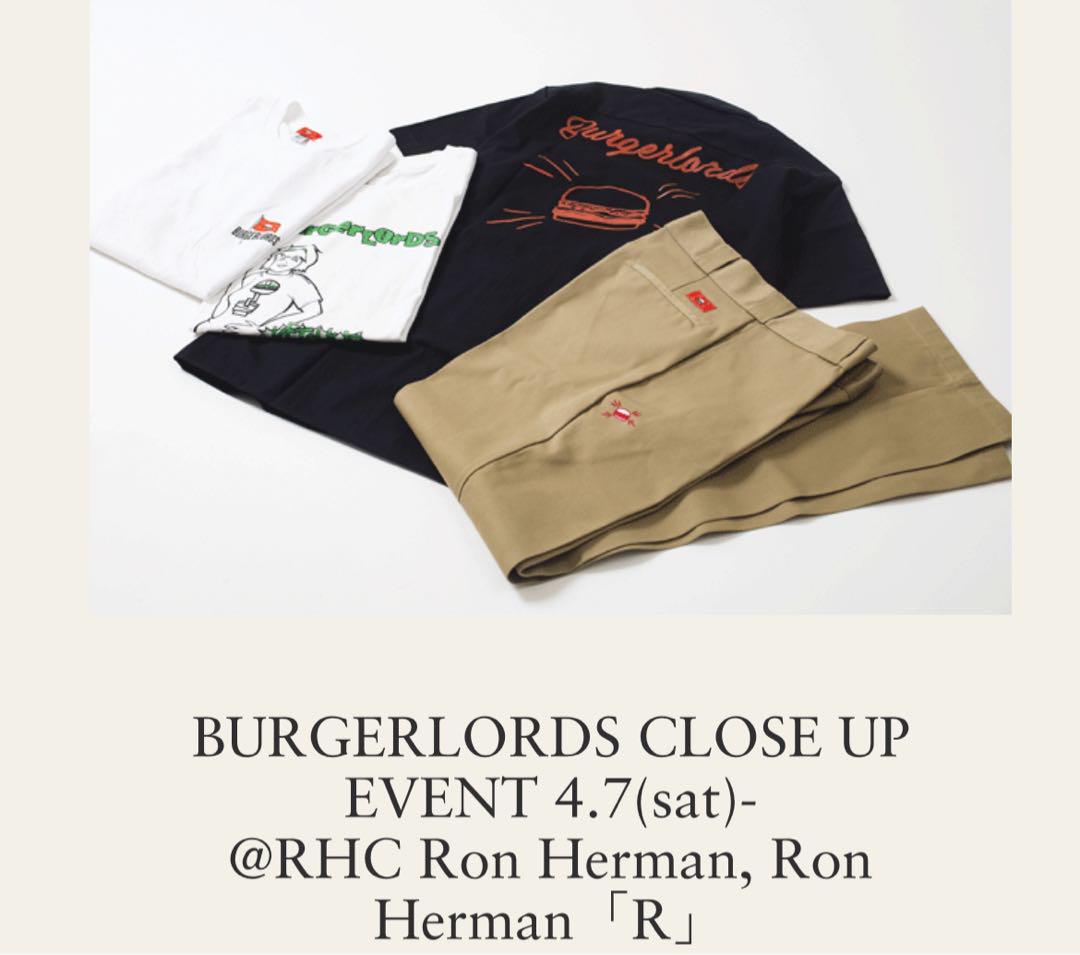 RHC ロンハーマン購入　BURGERLORDS Tシャツ