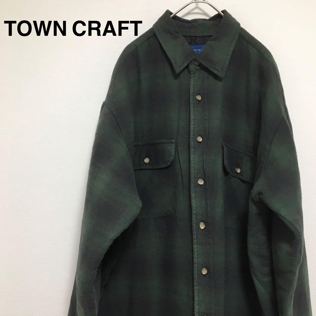 【TOWN CRAFT】タウンクラフト オンブレチェックブルゾン 80s