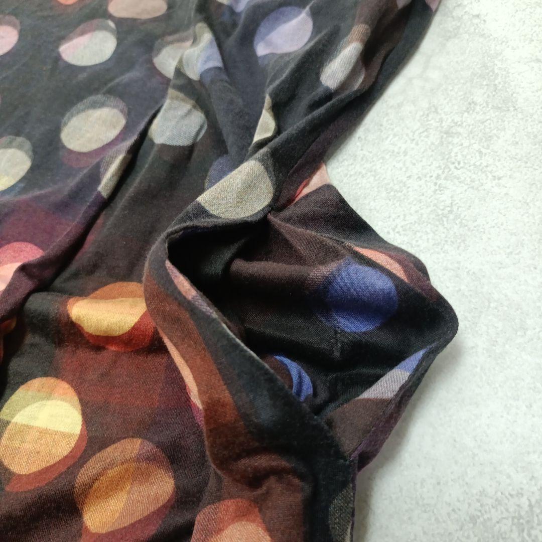 Paul Smith マルチカラー ノースリーブワンピース 美品✨】ポールスミス ノースリーブワンピース フレア Aライン