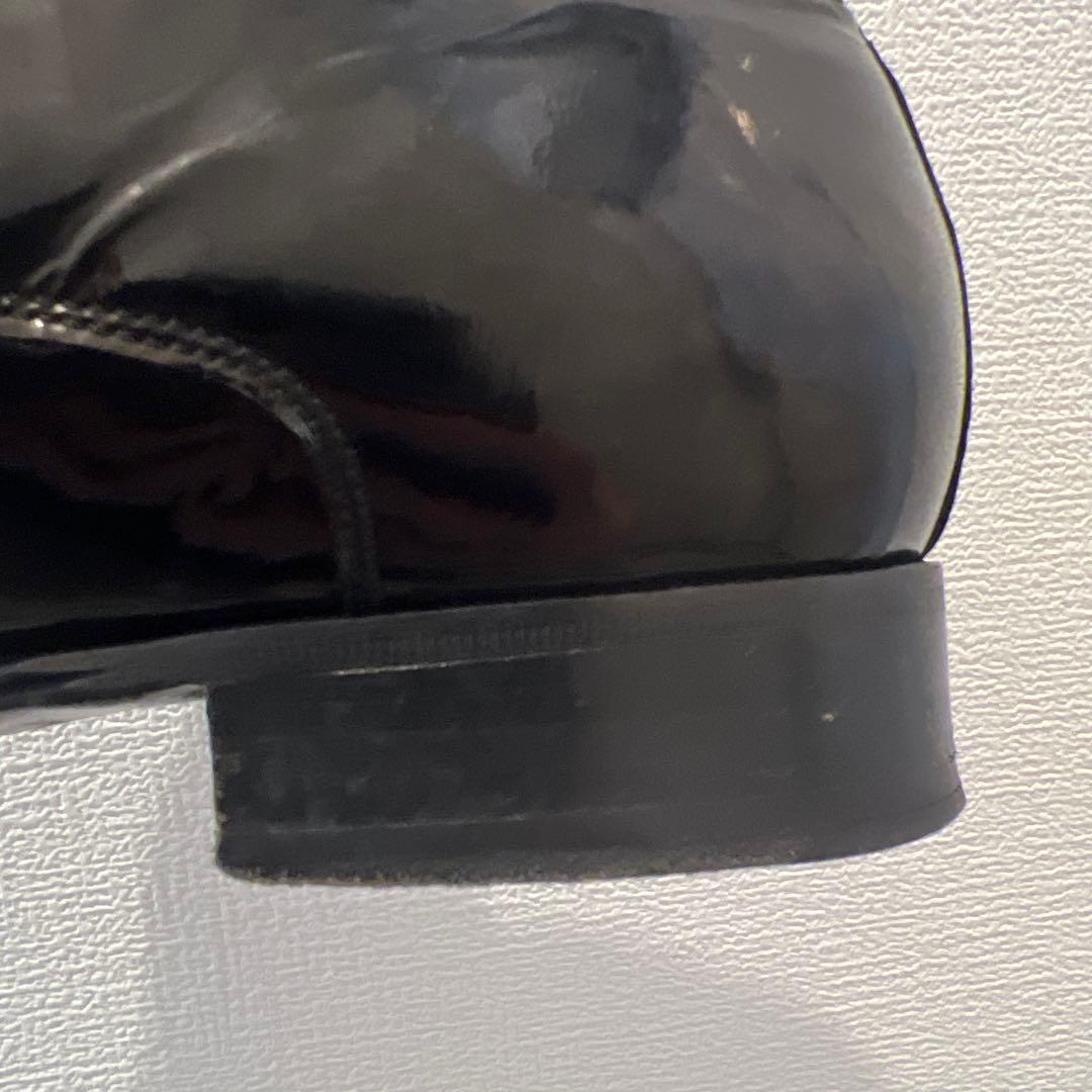 Dior Hommeブラック エナメルドレスシューズ Dior Hommeブラック エナメルドレスシューズ