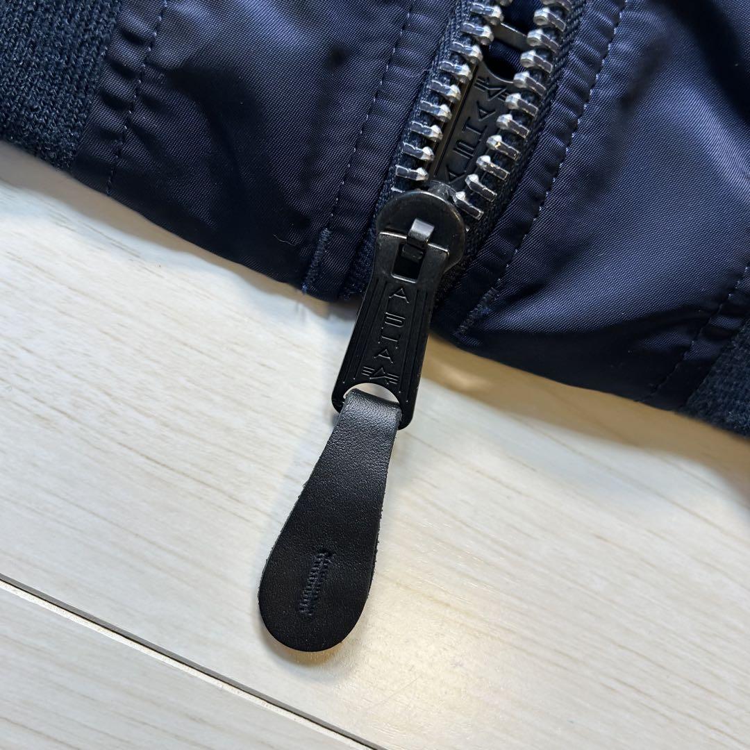 ALPHA INDUSTRIES アルファ MA1 フライトジャケットSネイビー