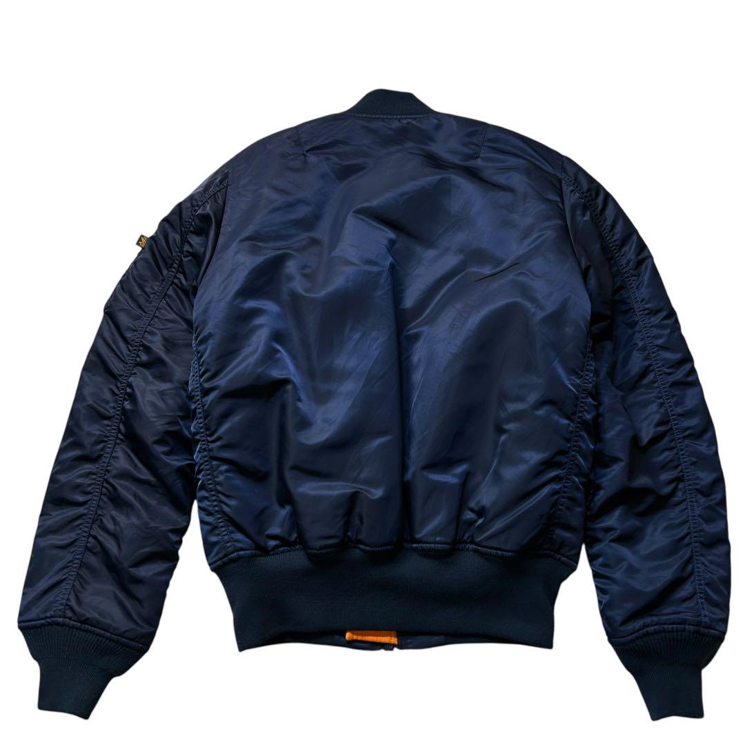 ALPHA INDUSTRIES アルファ MA1 フライトジャケットSネイビー