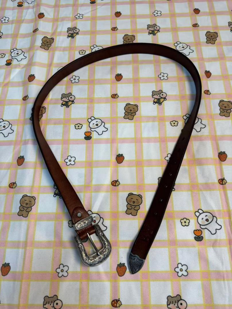 美品 RRL DOUBLE RL レザーベルト 110cm