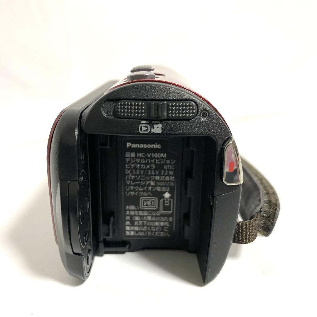 Panasonic HC-V100M デジタルビデオカメラ レッド - メルカリ