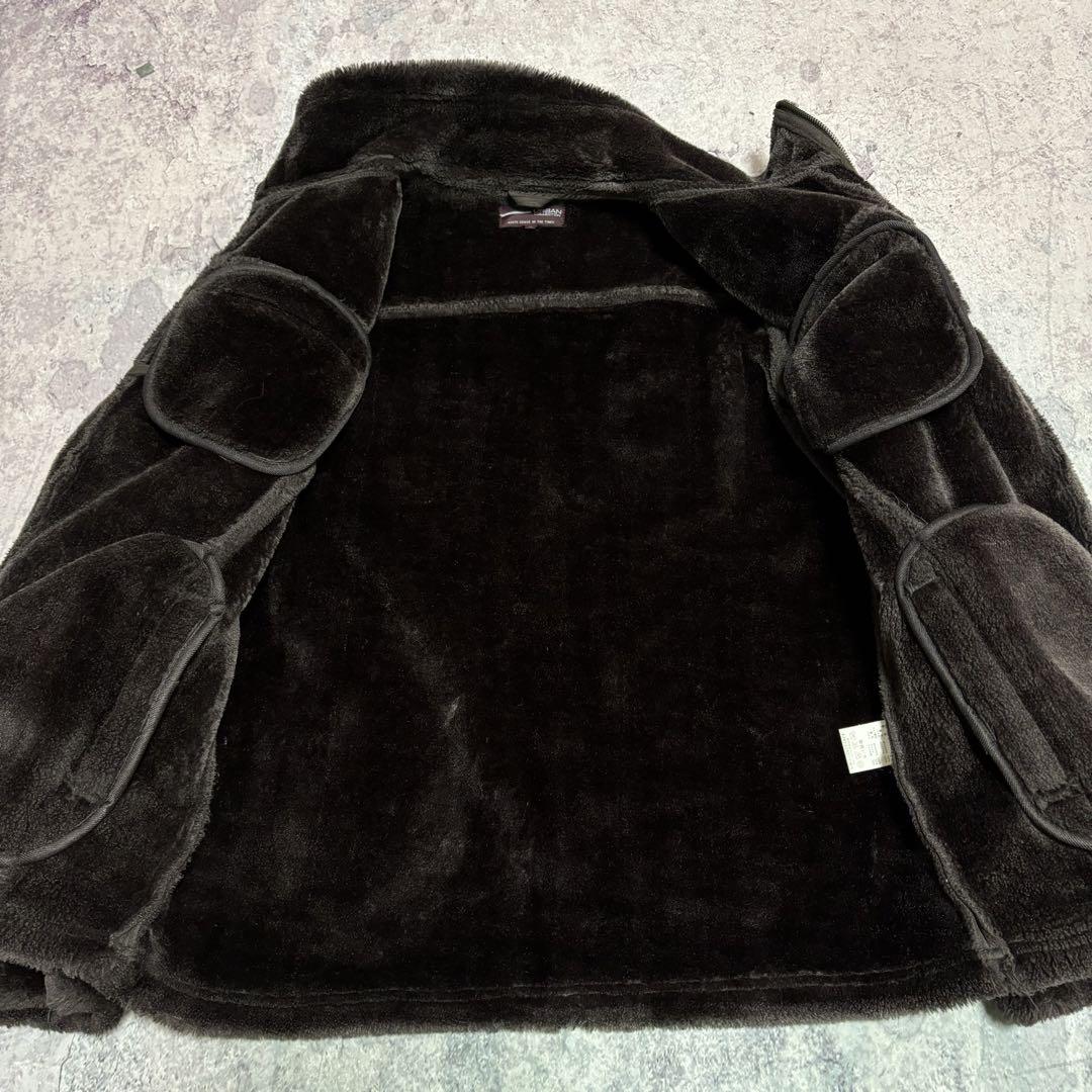 ジャケット・アウター archive grunge fur fake mouton coat y2k