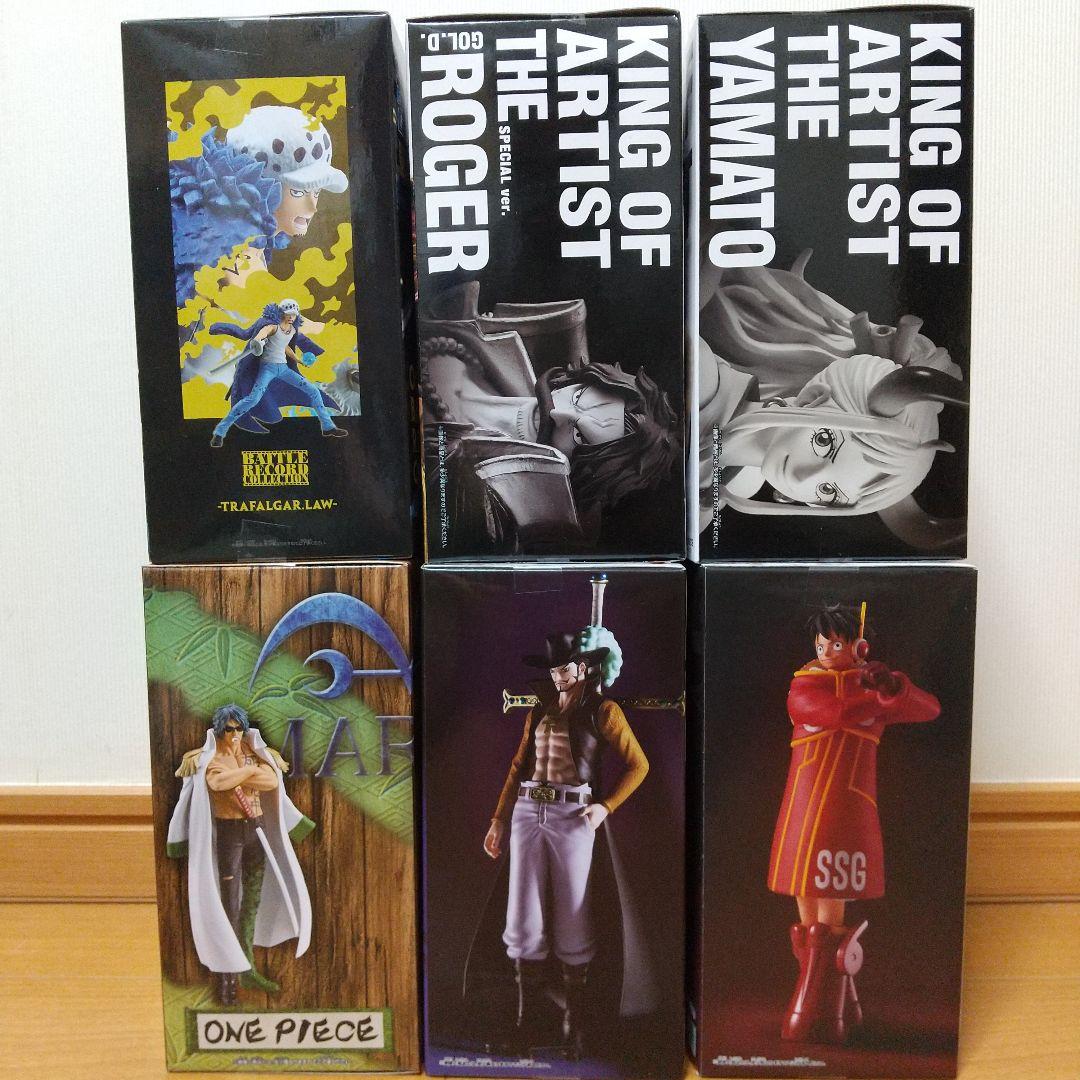 ワンピース　KING OF ARTIST ルフィ　エース　ヤマト　ロー　4種 新品未開封】 ワンピースフィギュア 6点 ロジャー、ヤマト