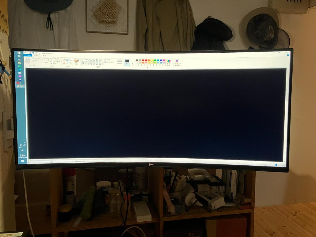 LG ゲーミング モニター34WP60C-B 34インチ/21:9 曲面 ワイド