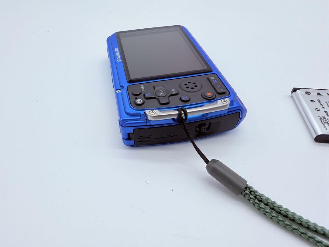 OLYMPUS Tough TG-320 防水デジカメ 青 中古品