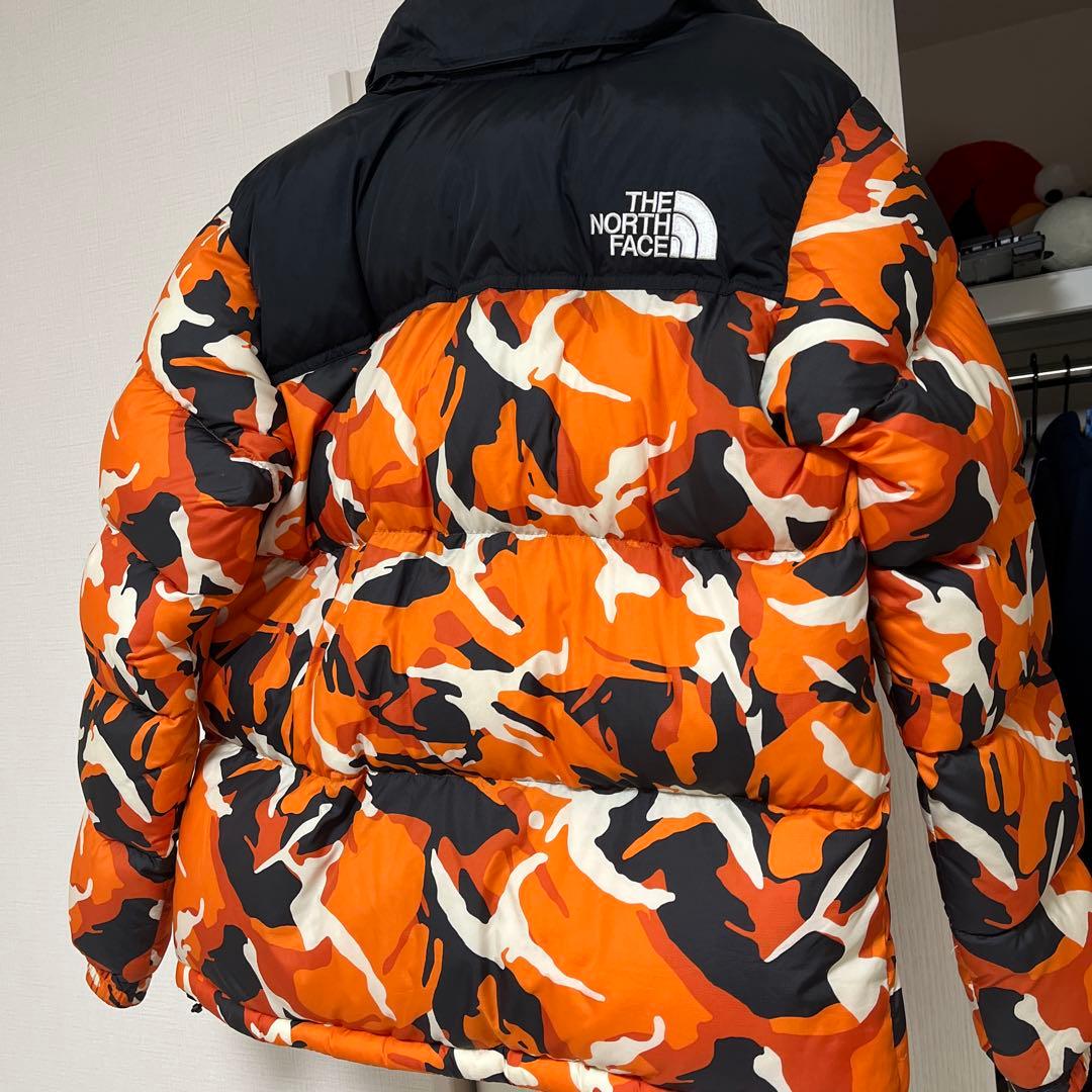 THE NORTH FACE ダウンジャケット M オレンジカモ THE NORTH FACE ダウンジャケット L オレンジ・カモフラージュ - メルカリ