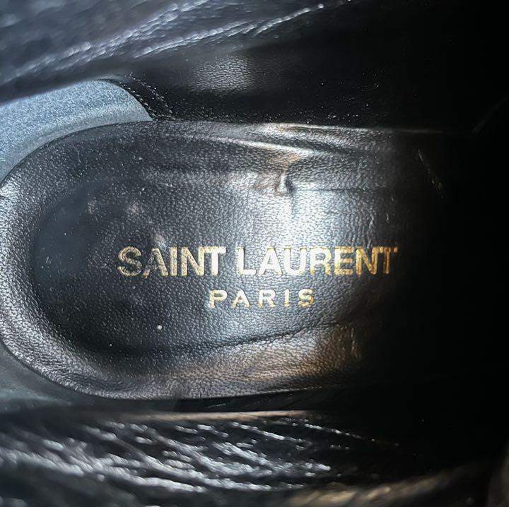 格安特価 Saint ショート ブーツ RSsle-m91752429073 Laurent レザー 格安超歓迎