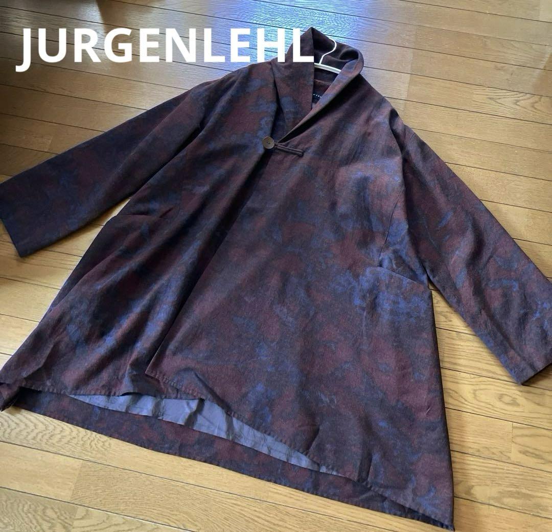 美品★JURGENLEHL★コート ポンチョ 画像1