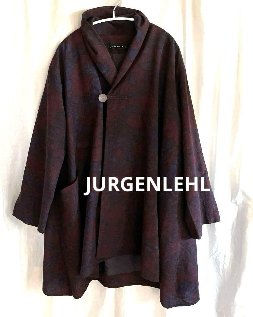 美品★JURGENLEHL★コート ポンチョ 画像2