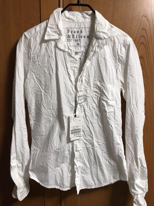 新品 未使用 Frank Eileen シワ加工 白シャツ メルカリ