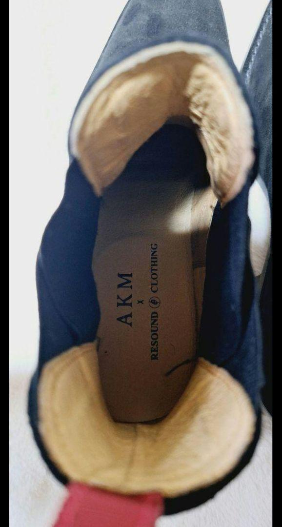 AKM✕RESOUND CLOTHING　コラボ　サイドゴアブーツ　M