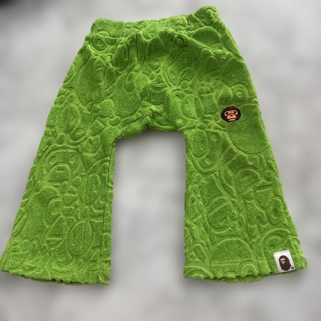 A BATHING APE キッズパンツ 90サイズ A BATHING APE グリーンパンツ 90サイズ - メルカリ