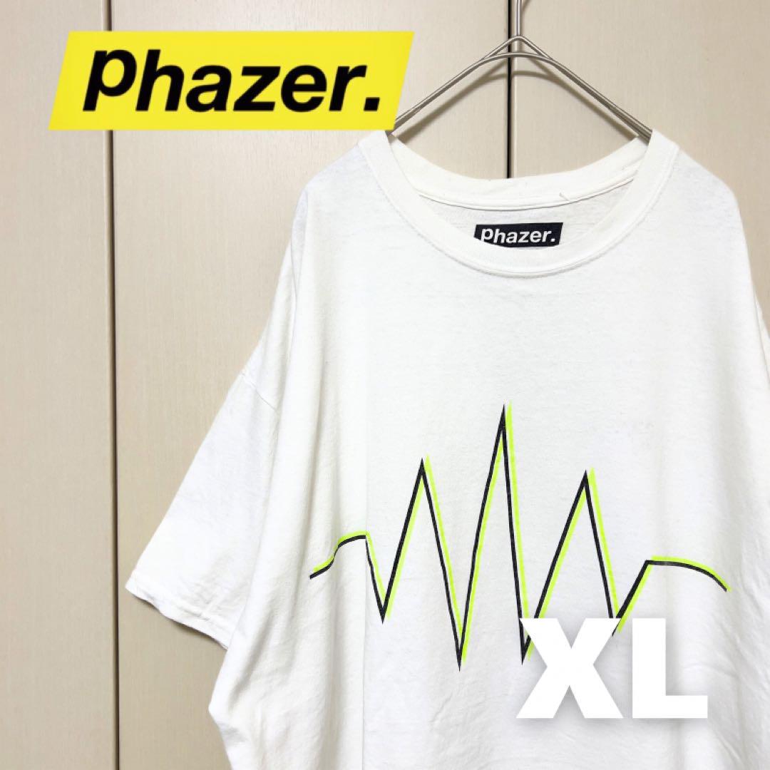 Phazer. Tokyo フェイザー トーキョー TシャツXL ホワイト Phazer. Tokyo フェイザー トーキョー TシャツXL ホワイト