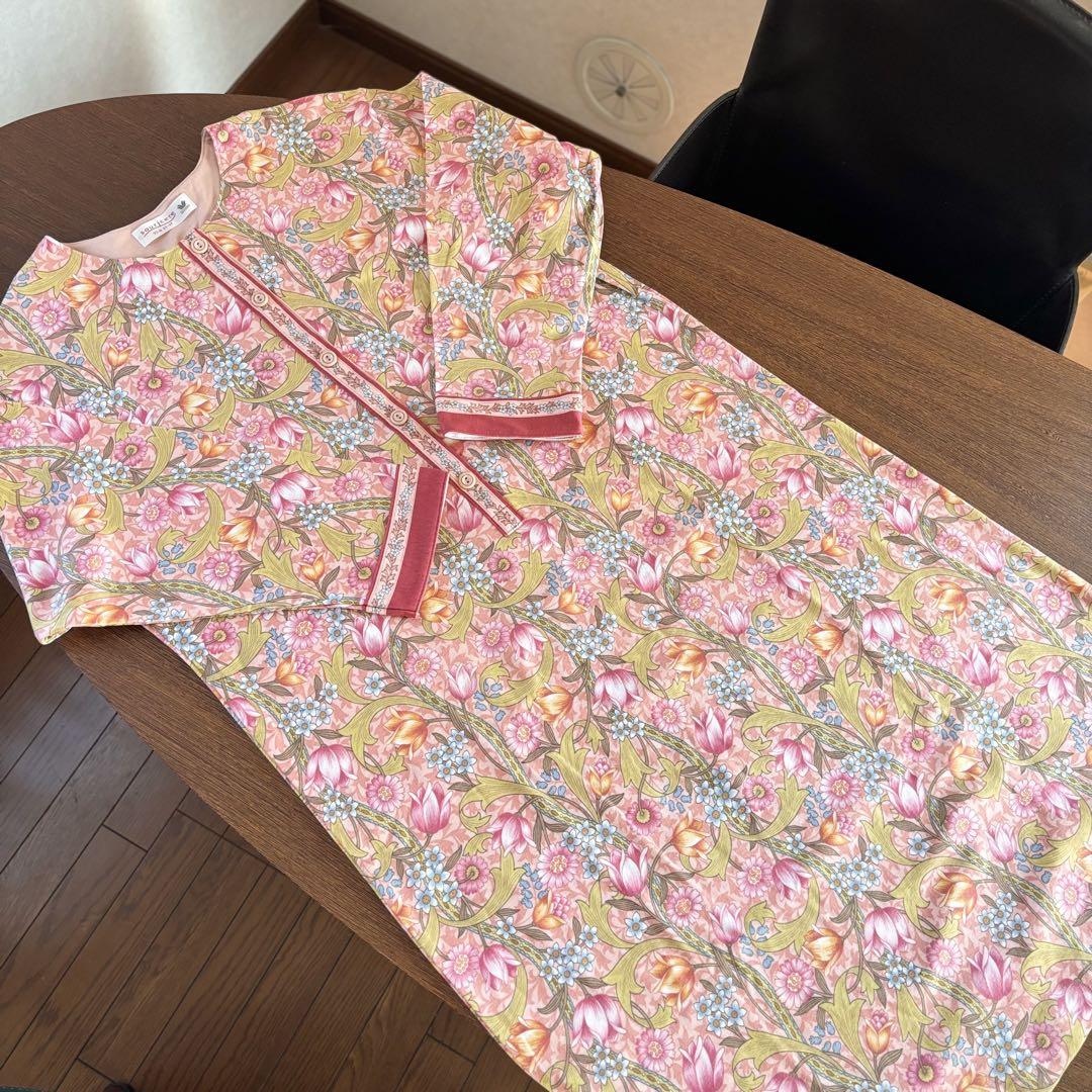 ワコール Wacoal スリーシア 花柄ルームウェア ピンク