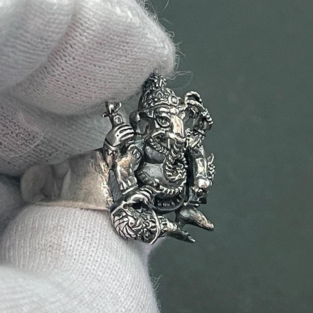 リング 指輪 S925 銀 Silver ガネーシャ 象神 富の神 ヴィンテージ