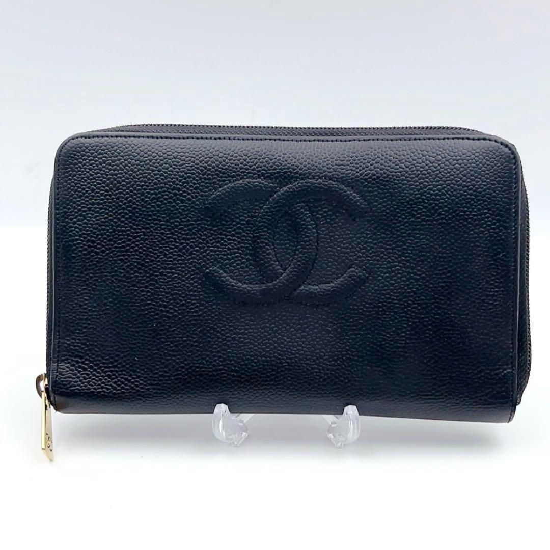 美品　CHANEL シャネル　キャビアスキン　ラウンドファスナー　長財布 Amazon | [CHANEL] [シャネル] ラウンドファスナー 長財布