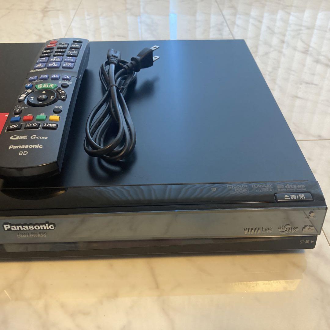 Panasonic パナソニックBD ブルーレイレコーダー DMR-BW830 Panasonic パナソニックBD ブルーレイレコーダー DMR-BW830