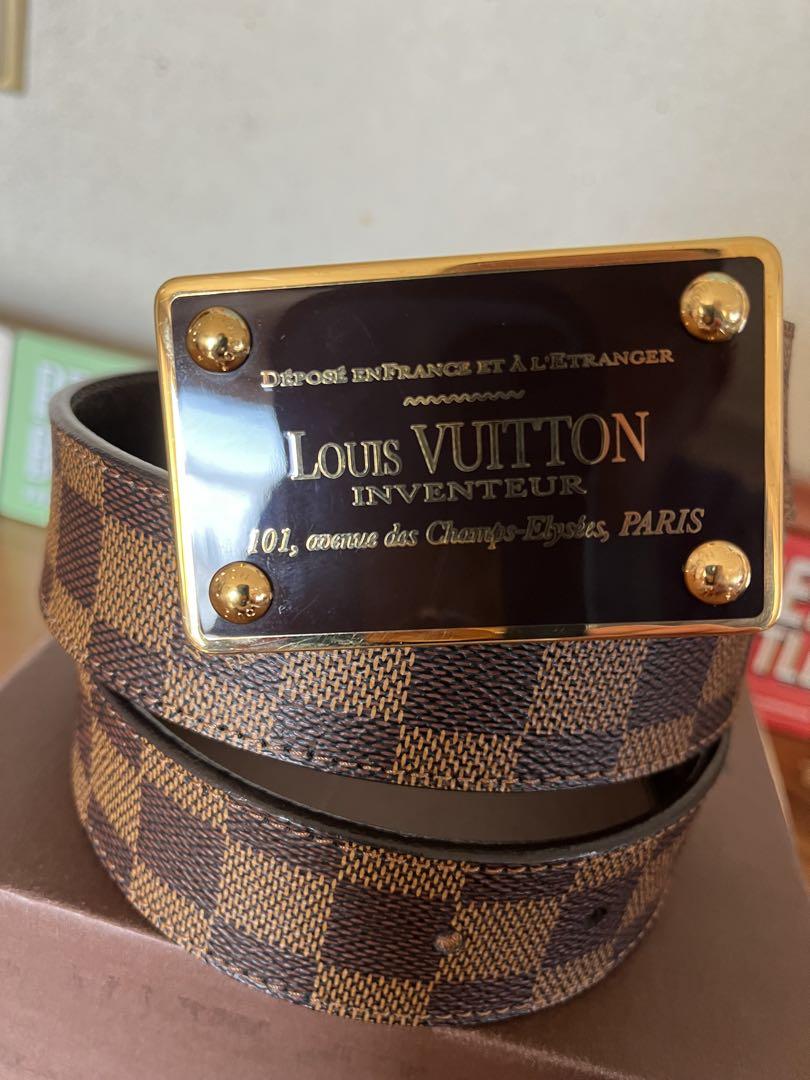 LOUIS VUITTON ルイヴィトン ダミエアズール サンチュール ベルト