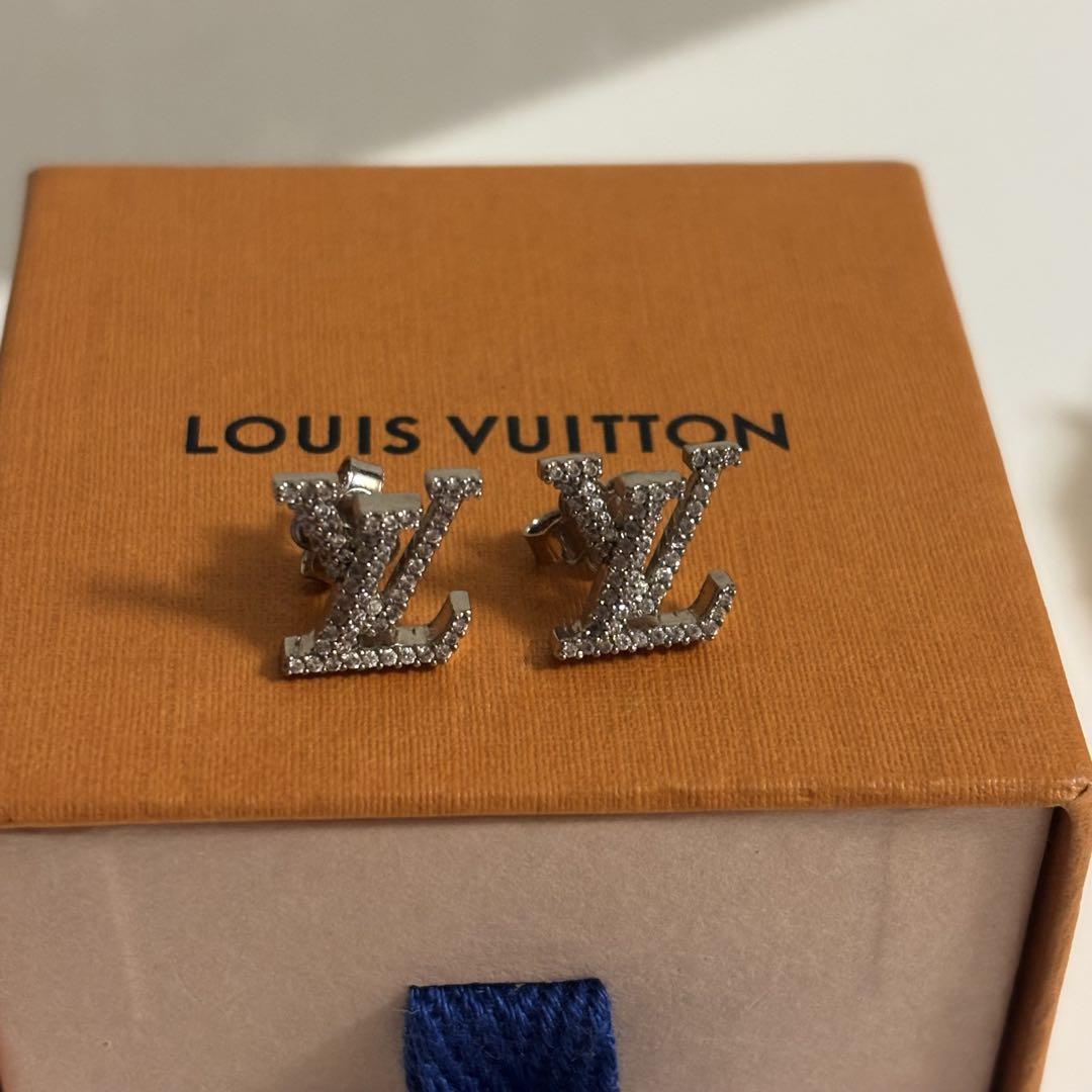 ◇国内発送【Louis Vuitton】LV アイコニック ストラス ピアス
