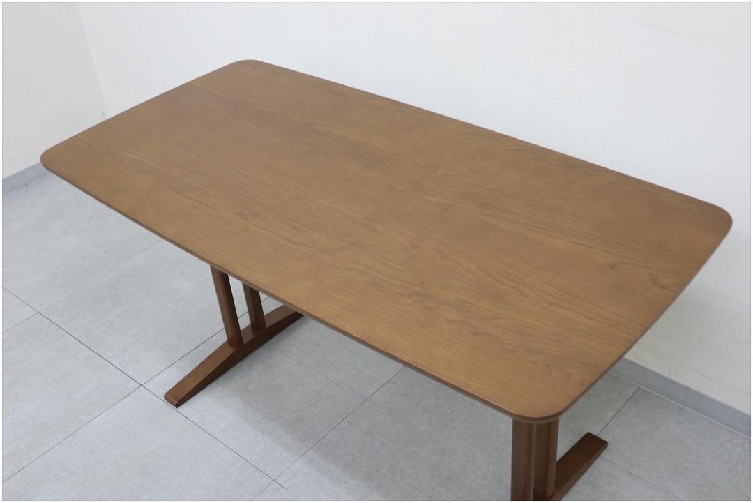 極美品 カリモク60 カフェテーブル1200 ウォールナット 机 テーブル