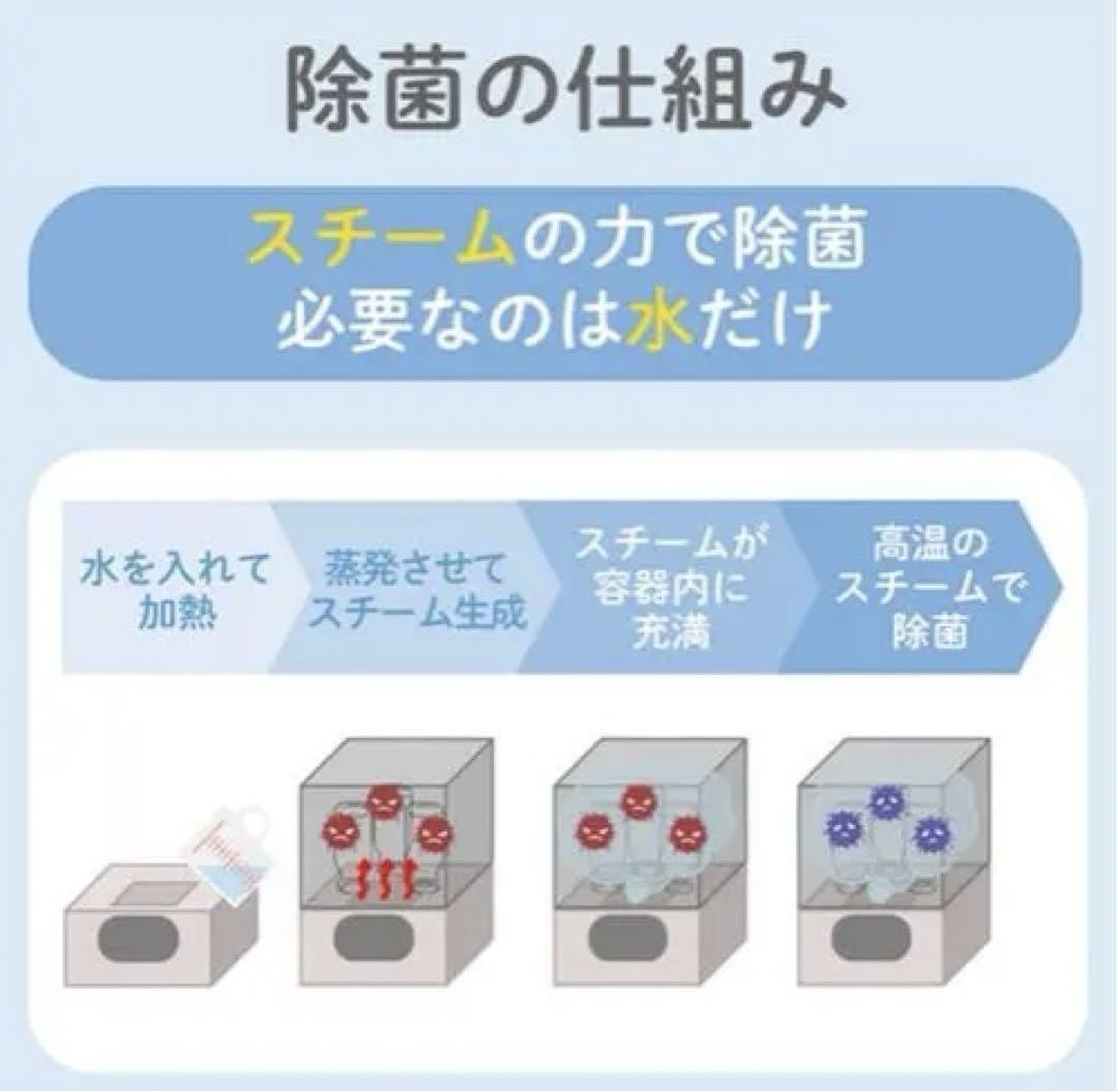 ★美品！保証あり★ピジョン　POCHIttoポチット　哺乳瓶スチーム除菌乾燥機