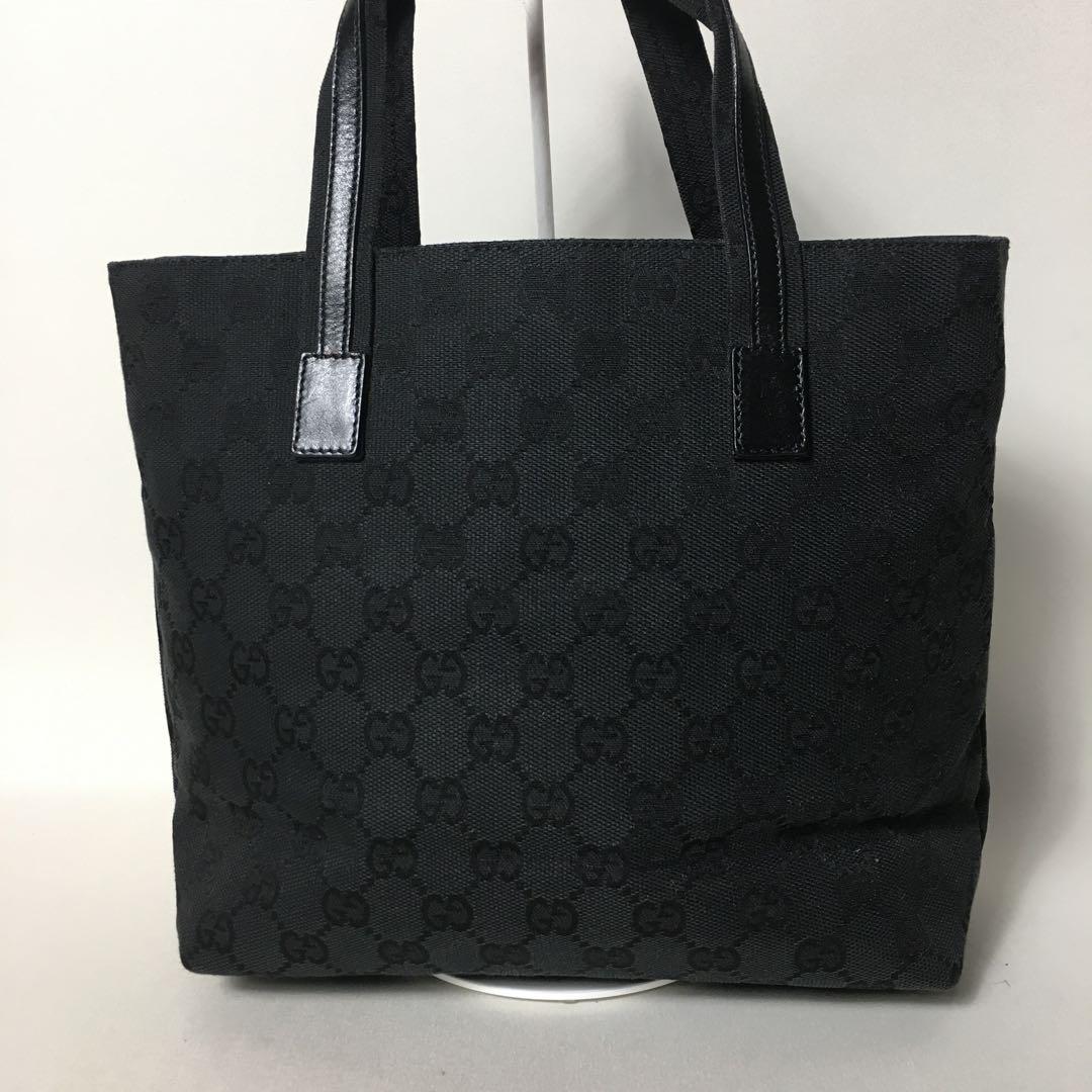 2502-167｜美品｜グッチ GGキャンバス ハンドバッグ ブラック 2502-167｜美品｜グッチ GGキャンバス ハンドバッグ ブラック