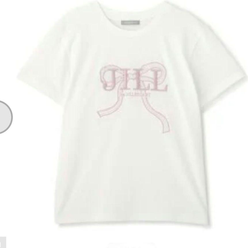Tシャツ　JILLBYJILL STUARTビッグリボン ロゴ刺繍