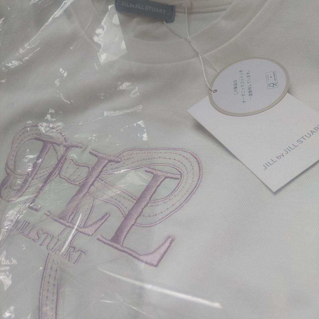 Tシャツ　JILLBYJILL STUARTビッグリボン ロゴ刺繍