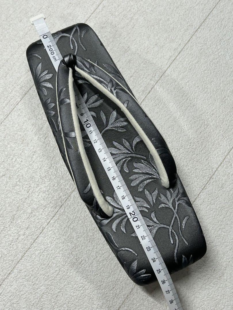 GYK-8 和装草履　スクエア　唐草　美品