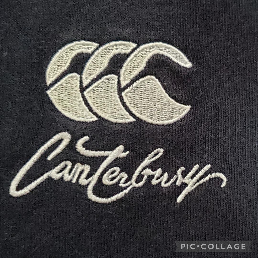 Canterbury 半袖ラガーシャツ XLサイズ 刺繍 ニュージーランド