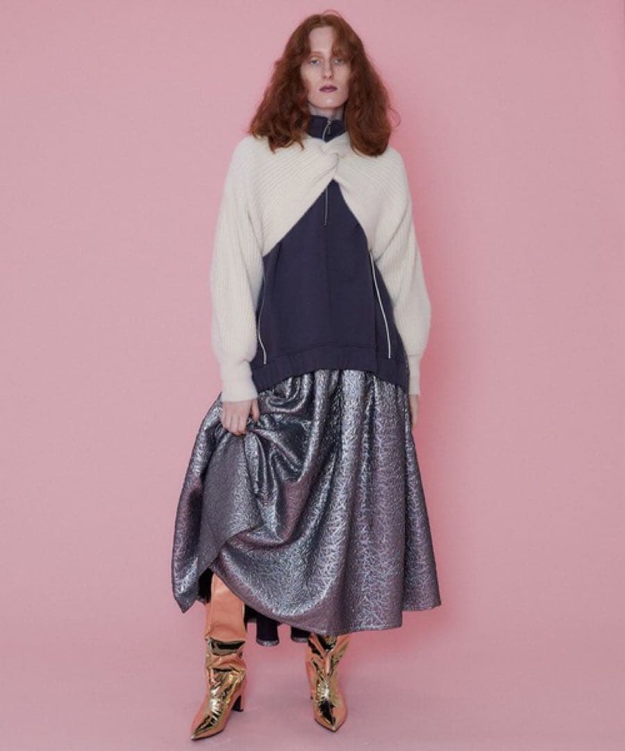 Special 2WAYマルチファブリックボリュームワンピ