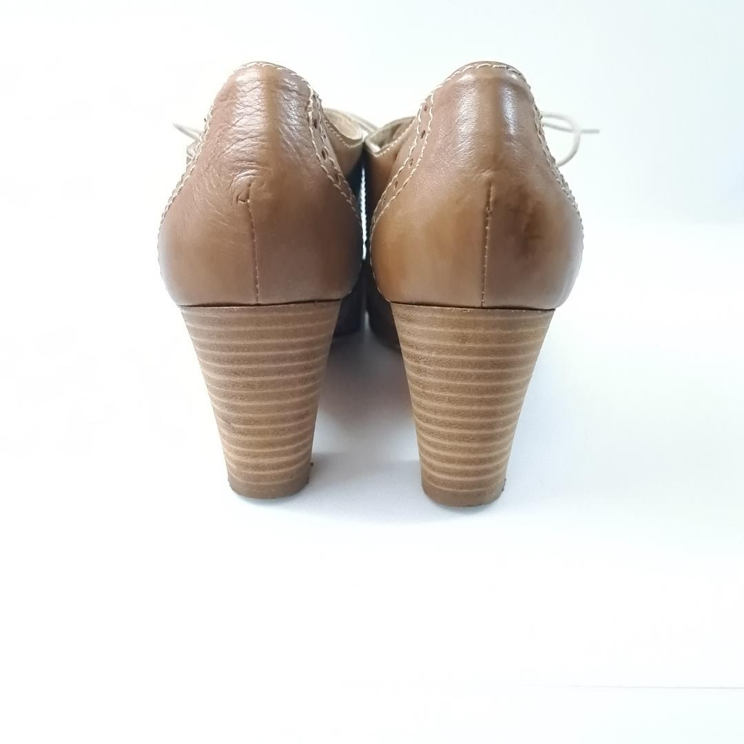 Luca Grossi パンプス ウイングチップ チャンキーヒール 38