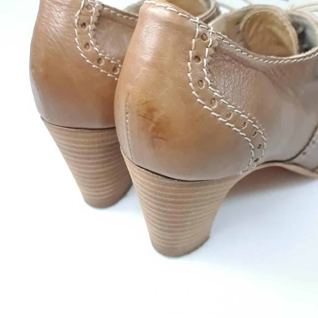 Luca Grossi パンプス ウイングチップ チャンキーヒール 38