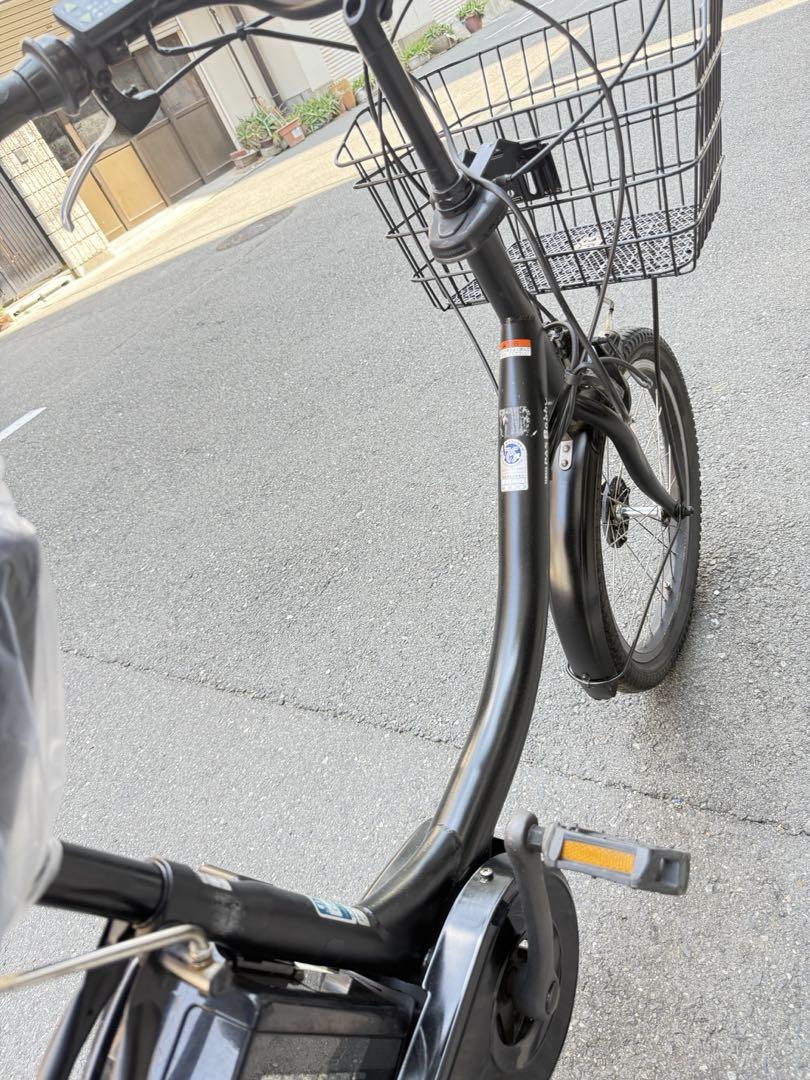 大阪府　子供乗せ　2人　電動アシスト自転車 チャイルドシート付き ブラック