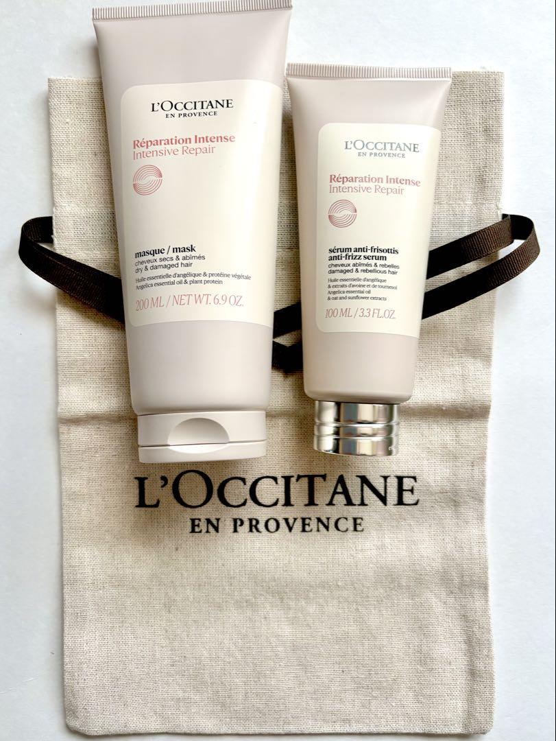 ロクシタン☆リペアリング ヘアマスク 200ml &ヘアミルクセラム 100ml