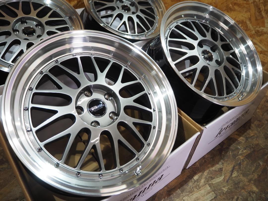 ☆新品☆深リム メッシュ 引っ張り 215/35 225/35R19 マークX 新品☆高級 深リムメッシュ☆215/35 225/35R19 マークX クラウン