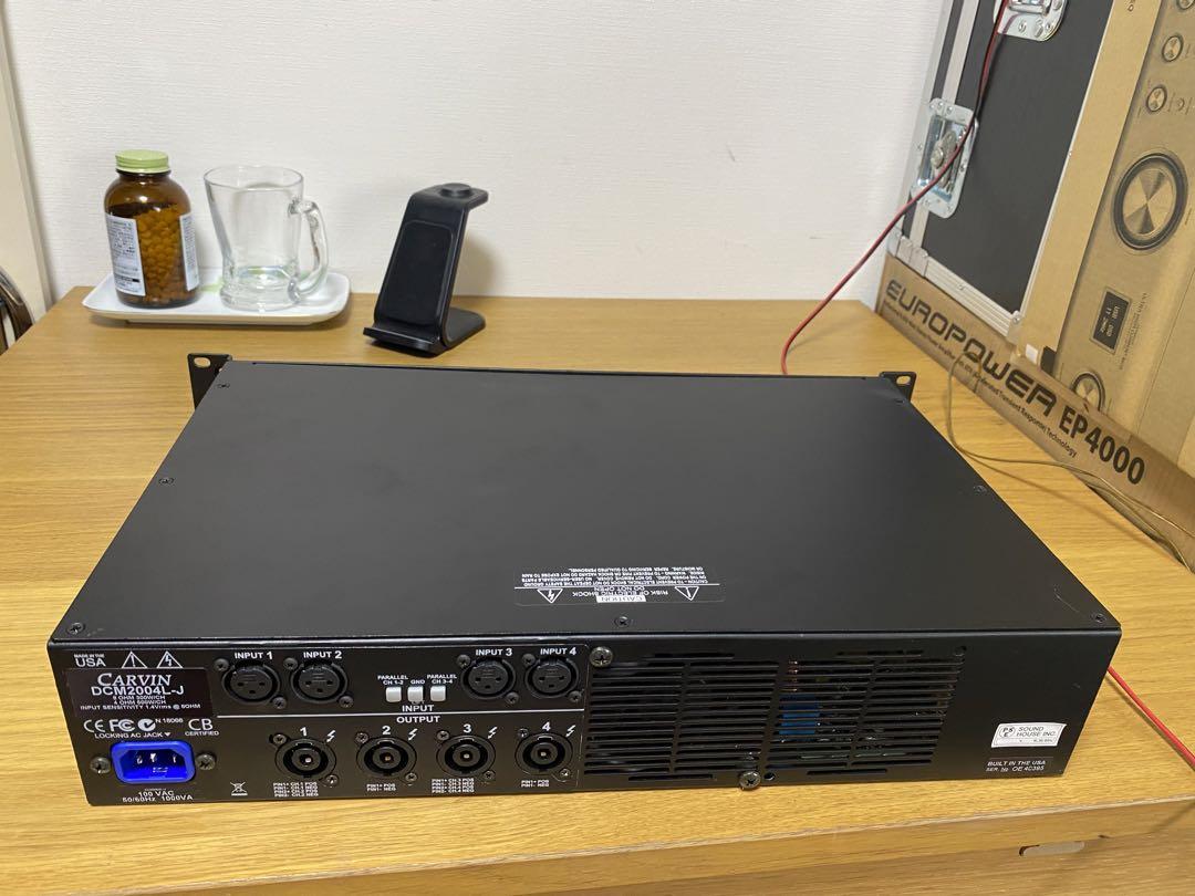 CARVIN DCM2004L 4chパワーアンプ カーヴィン これは使い物になるのか？ 低価格4chパワーアンプ CARVIN