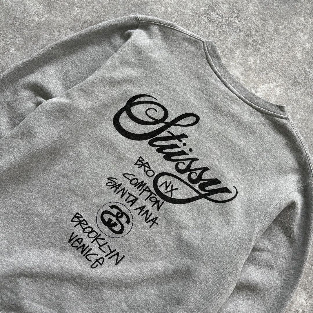 【stussy】 ステューシー スウェットトレーナー ワールドツアー (XL)
