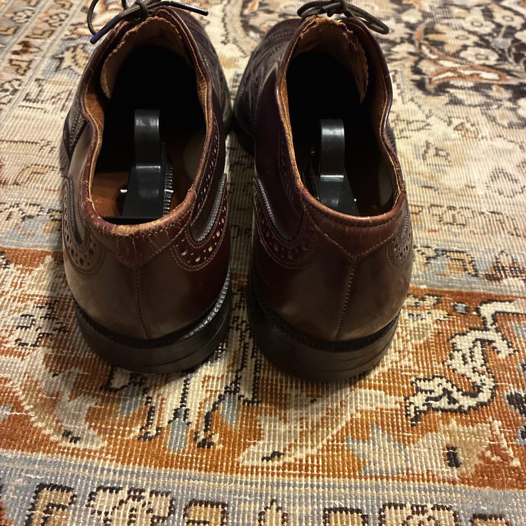 靴 50s French Shriner Cordovan shoes 9D