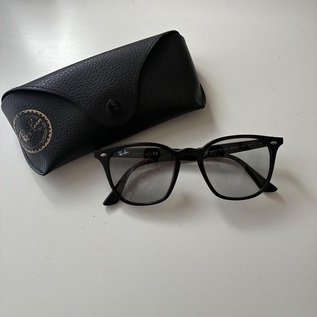 Ray-Ban ブラック サングラス ケース付き - メルカリ