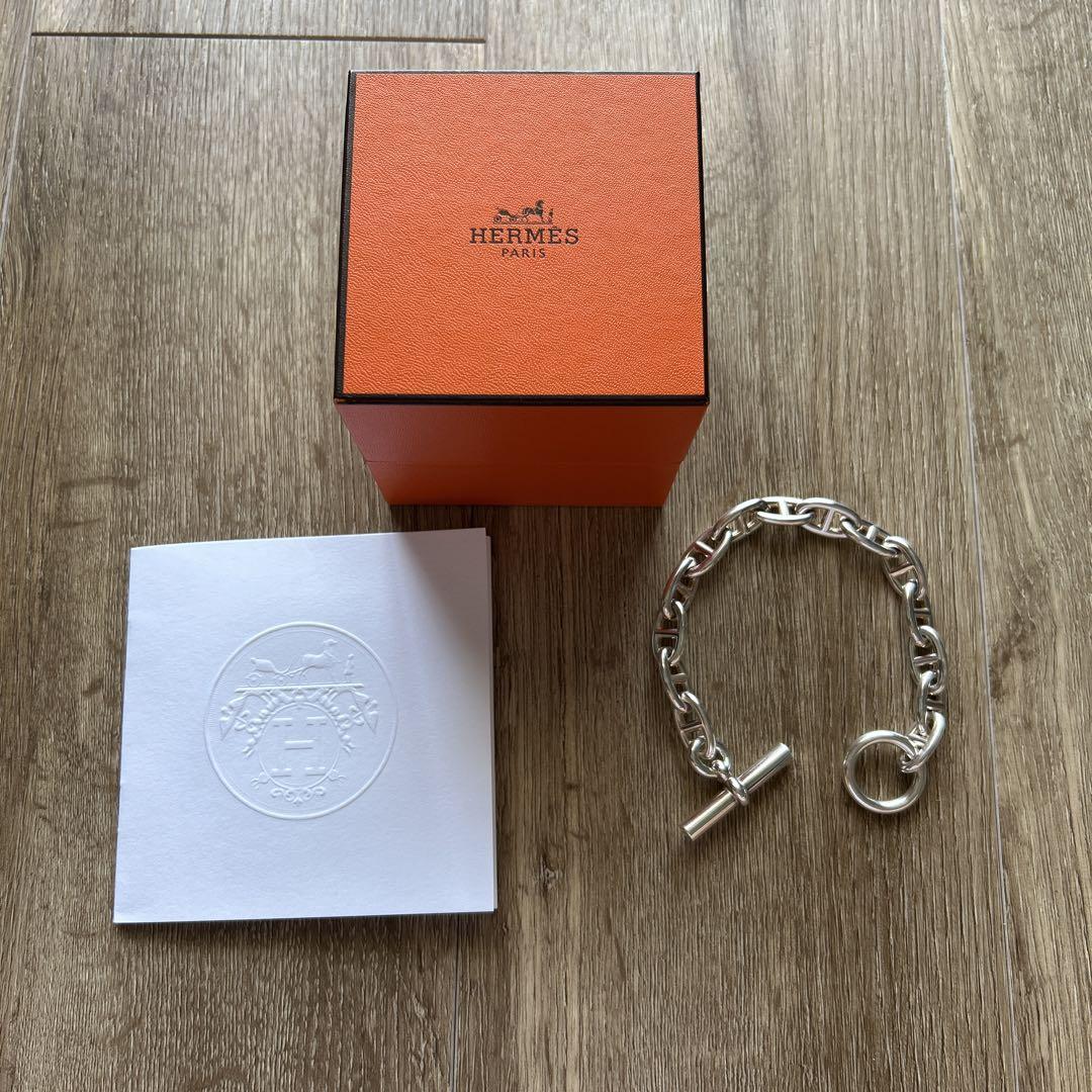 HERMES エルメス シェーヌダンクル ブレスレット GM 14