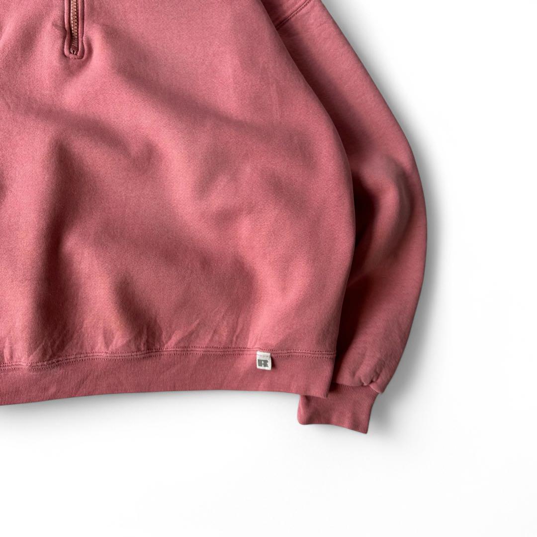 russell athletic ハーフジップ　スウェット　usa製